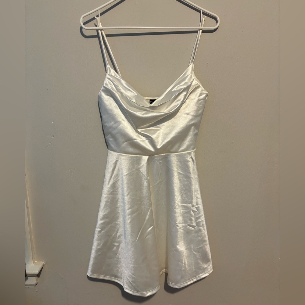 White Mini A-line Dress